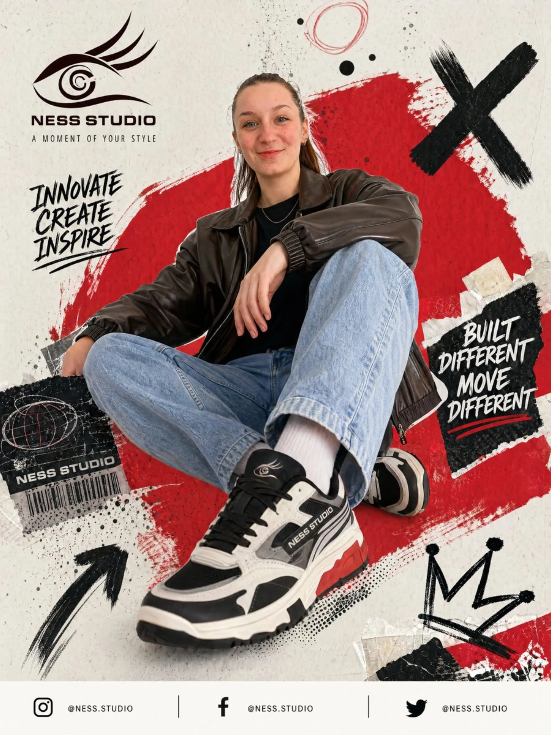 Streetwear Sneaker Poster generated with GPT Image 2